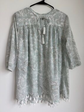 Roller rabbit tassel tunic top